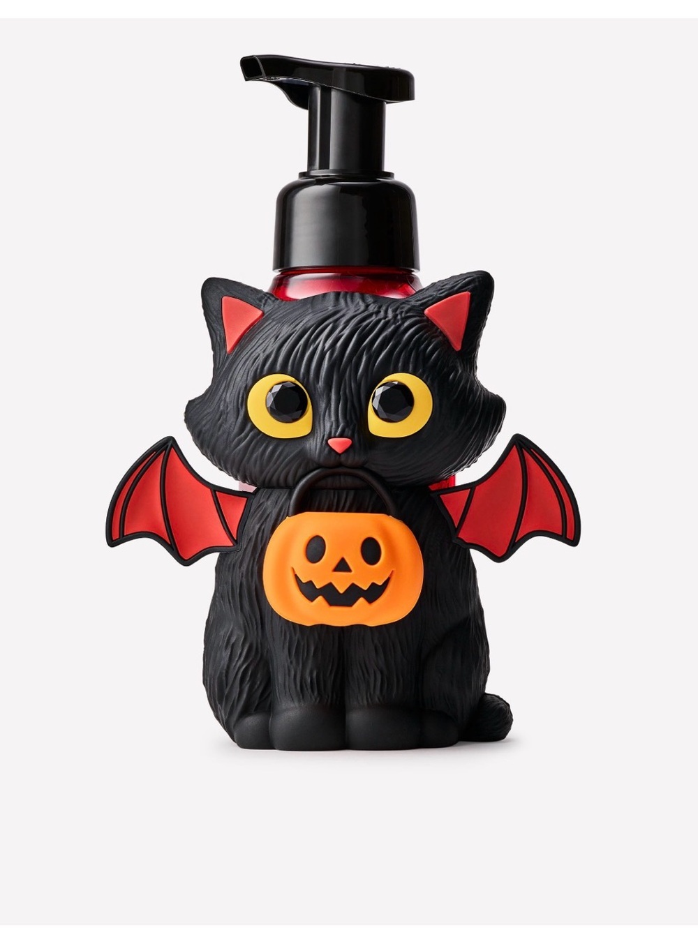BBW Spooky Halloween Cat Foaming Soap Dispenser with Pumpkin